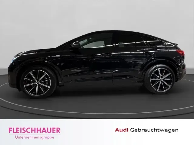 Gebraucht Audi Q4 Sportback e-tron S-Line 150 kW (204 PS) 2023 Schwarz SUV