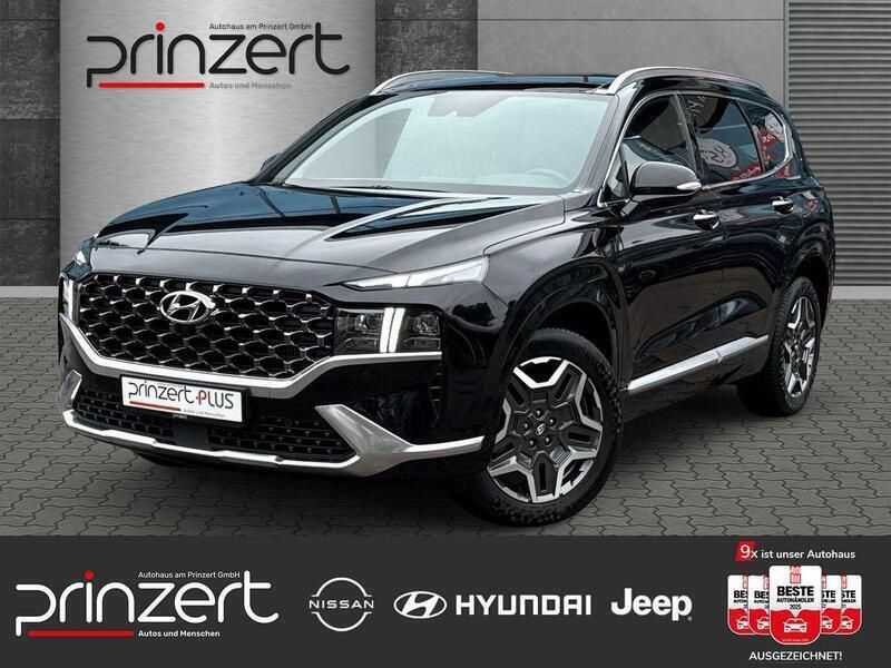 Abyss black / mic Gebraucht 2022 Hyundai Santa Fe Signature SUV | 38.970 € (Fairer Preis) - Bild 1/4