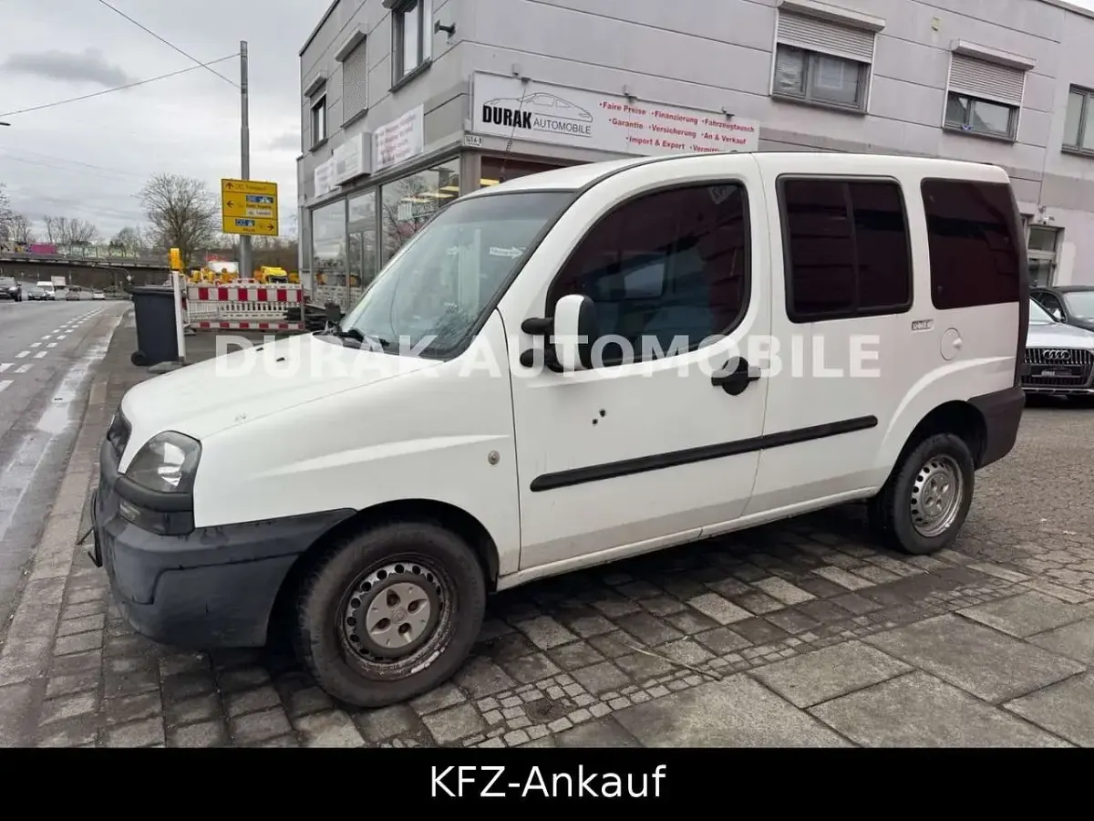 Gebraucht Fiat Doblò 65 PS (47 kW) 2005 Weiß Van / Kleinbus