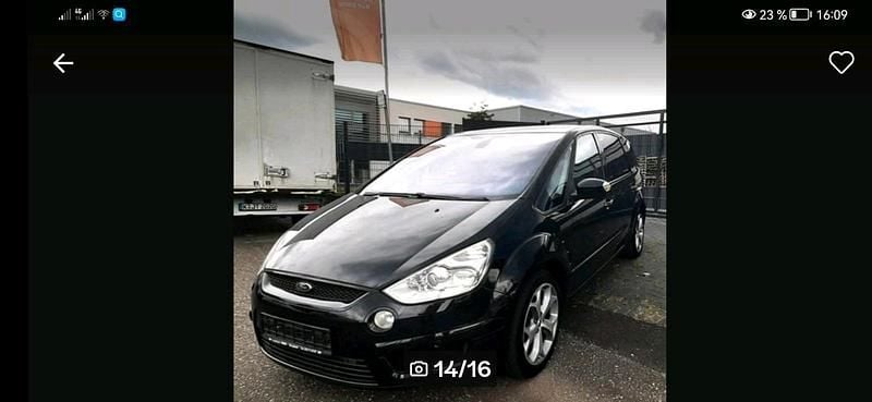 Schwarz Gebraucht 2008 Ford S-MAX S Van / Kleinbus | 2.650 € (Guter Preis) - Bild 1/4