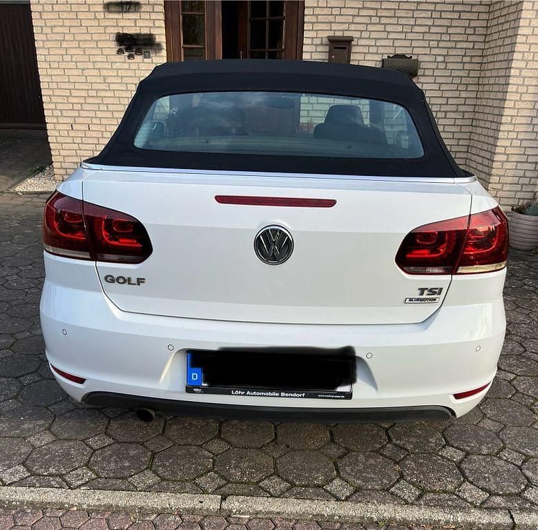 Weiß Gebraucht 2015 VW Golf Cabriolet Cabrio | 7.800 € (Guter Preis) - Bild 1/4