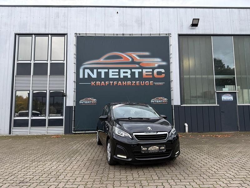 Schwarz Gebraucht 2015 Peugeot 108 Active Kleinwagen | 6.399 € (Fairer Preis) - Bild 1/4