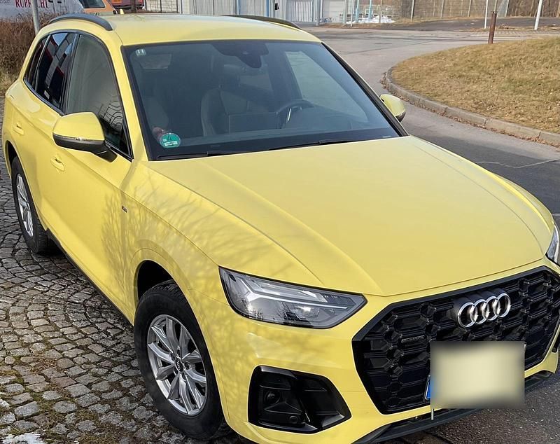 Second-hand Audi Q5 S-Line 204 CP (150 kW) 2021 Galben SUV