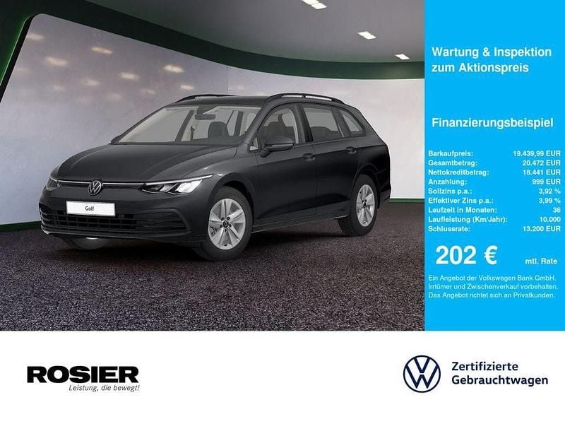 Grau / uranograu Gebraucht 2021 VW Golf VIII Life Kombi | 19.440 € (Guter Preis) - Bild 1/4