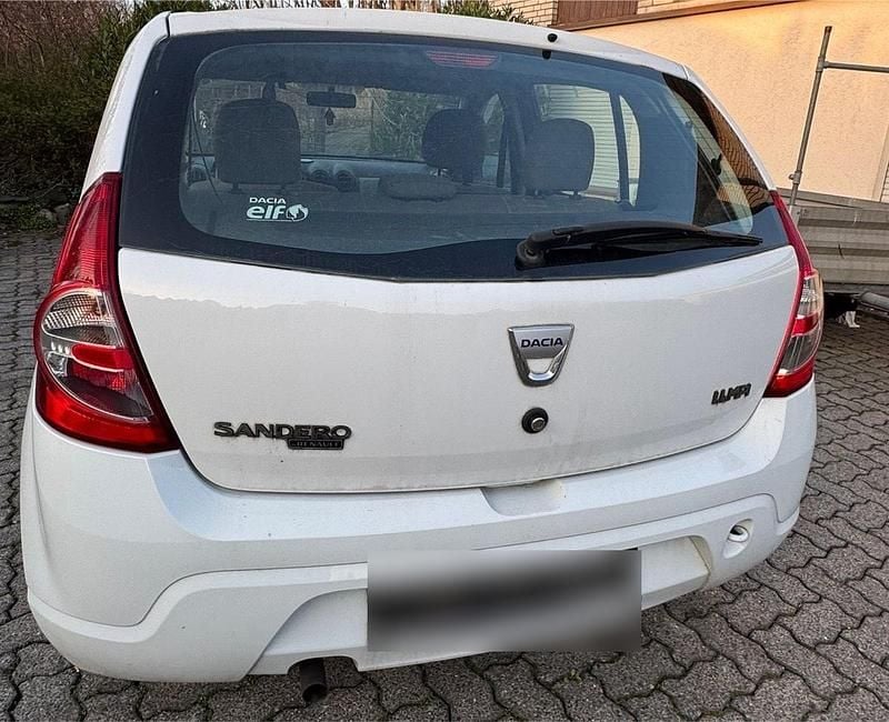 Gebraucht Dacia Sandero 75 PS (55 kW) 2009 Weiß Kleinwagen
