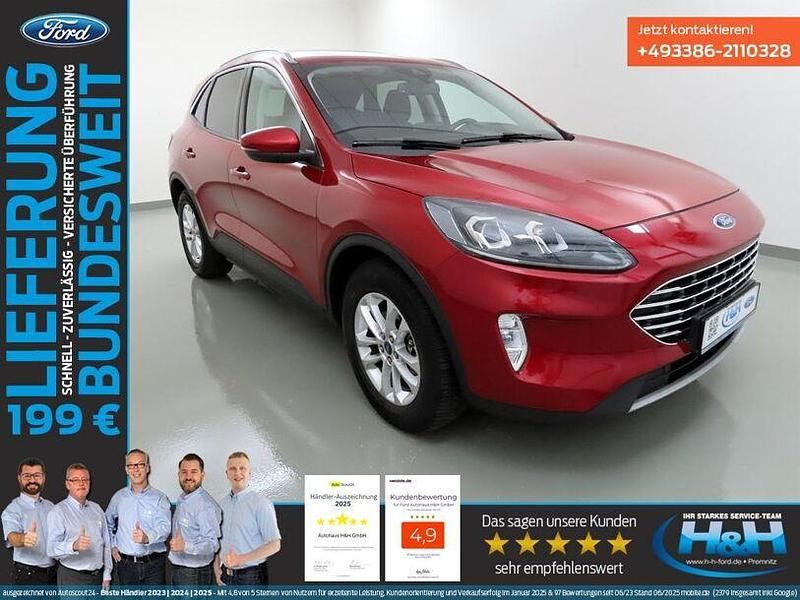 Lucidrot (metallic) Gebraucht 2021 Ford Kuga Titanium SUV | 21.740 € (Superpreis) - Bild 1/4