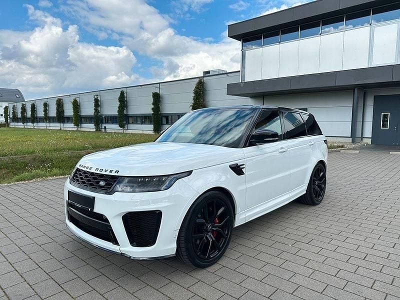 Polaris white/fuji white Gebraucht 2018 Land Rover Range Rover Sport SVR SUV | 59.900 € (Guter Preis) - Bild 1/4