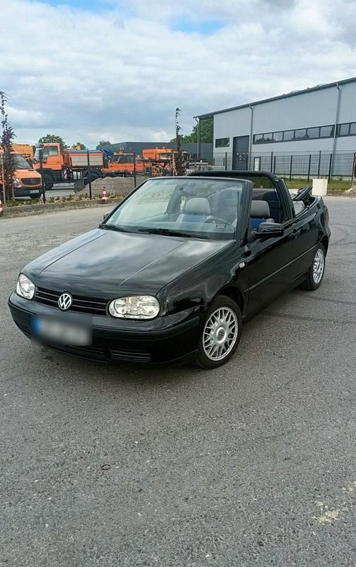 Schwarz Gebraucht 2000 VW Golf Cabriolet Cabrio | 1.499 € (Superpreis) - Bild 1/4