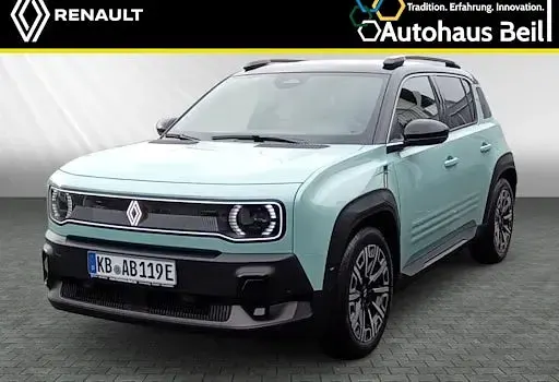 Neu Renault 4 E-Tech Iconic 110 kW (150 PS) 2025 Hautsdefrancegrün, black pe SUV