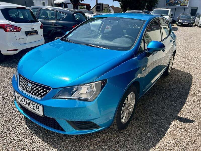Alor blau (metallic) Gebraucht 2014 Seat Ibiza Style Kleinwagen | 6.999 € (Fairer Preis) - Bild 1/4