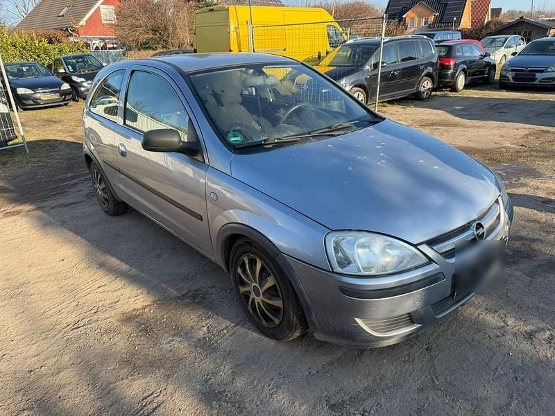 Silber Gebraucht 2004 Opel Corsa Kleinwagen | 450 € (Superpreis) - Bild 1/4