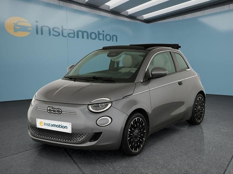 Grau Gebraucht 2021 Fiat 500e Cabrio | 19.499 € (Fairer Preis) - Bild 1/4