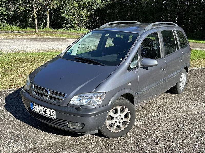 Grau Gebraucht 2005 Opel Zafira Van / Kleinbus | 920 € (Guter Preis) - Bild 1/3