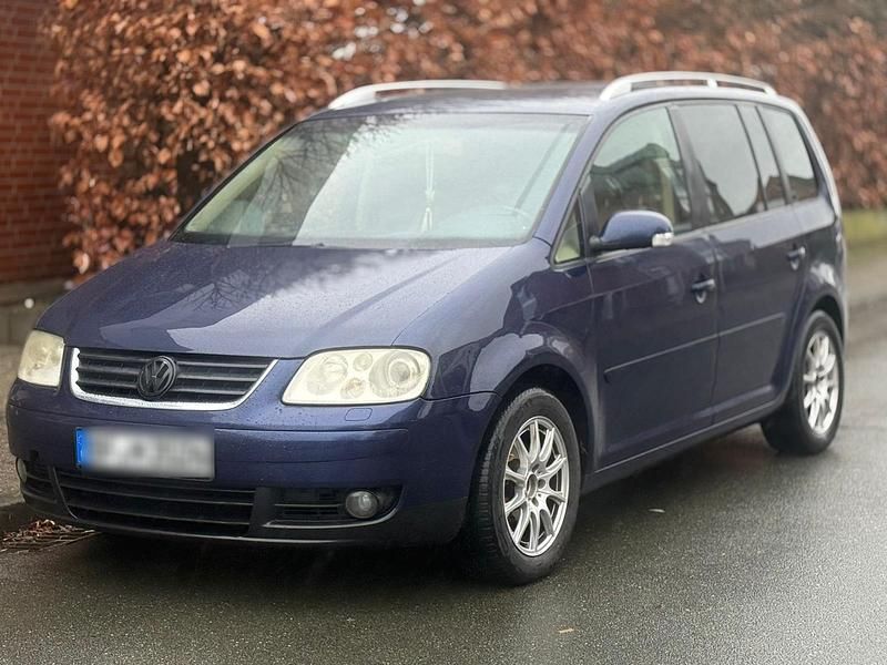 Blau Gebraucht 2003 VW Touran Van / Kleinbus | 1.350 € (Superpreis) - Bild 1/4
