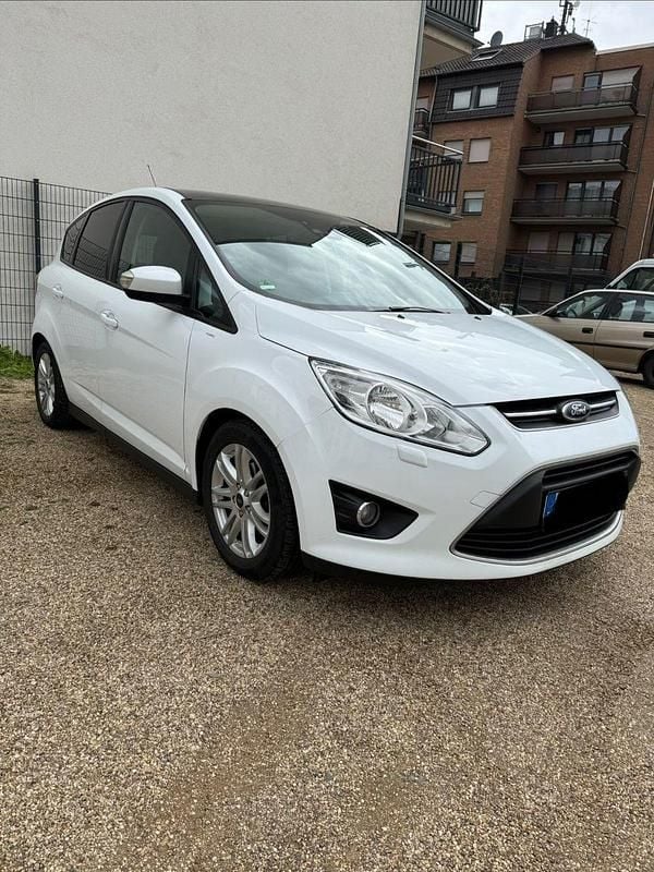 Gebraucht Ford C-MAX Titanium 125 PS (91 kW) 2014 Weiß Van / Kleinbus