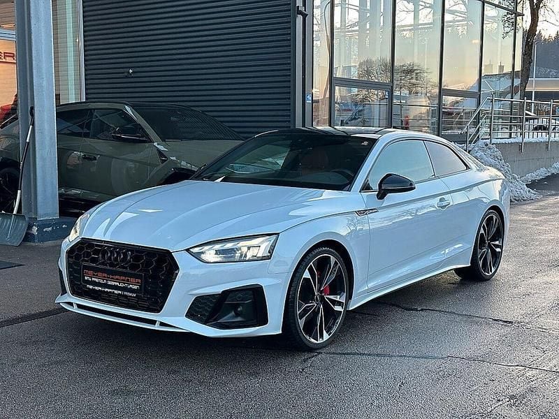 Weiß Gebraucht 2023 Audi A5 S-Line Coupé | 37.990 € (Fairer Preis) - Bild 1/4