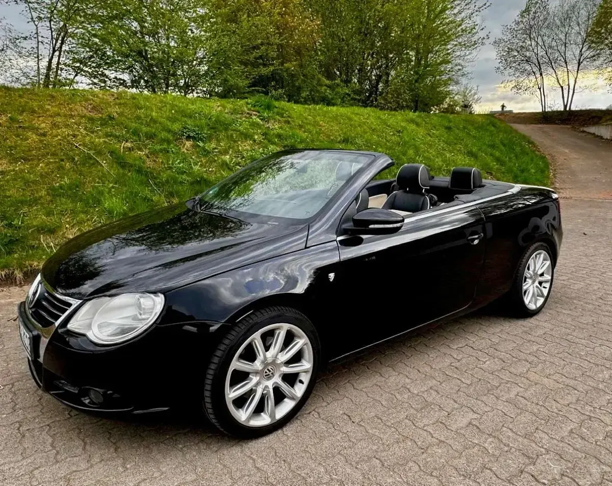 Brugt VW Eos Individual 200 HK (147 kW) 2009 Sort Cabriolet