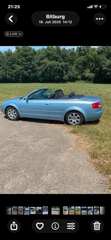 Gebraucht Audi A5 170 PS (125 kW) 2002 Cabrio