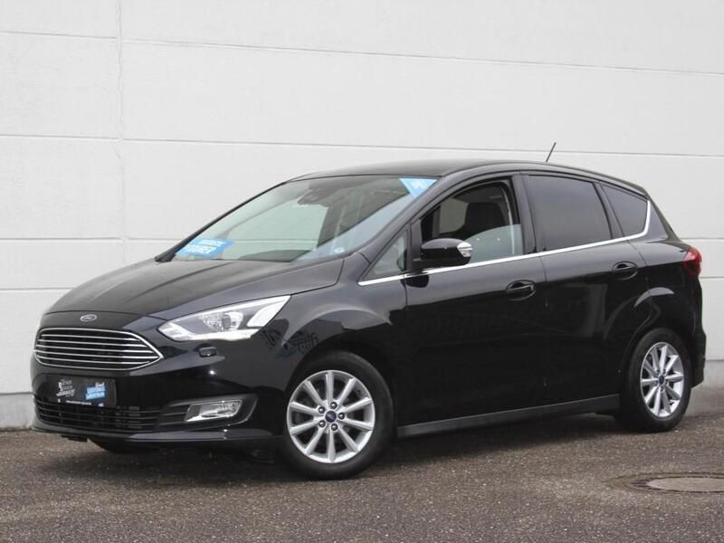 Gebraucht Ford C-MAX Titanium 125 PS (91 kW) 2019 Schwarz Van / Kleinbus