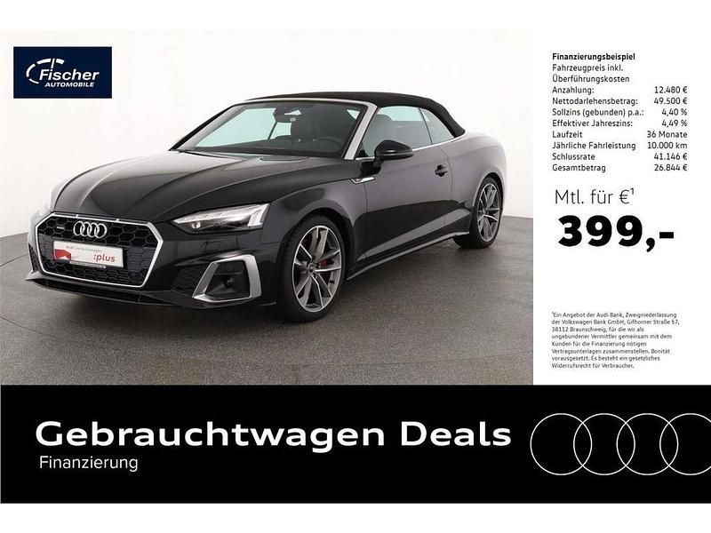 Schwarz Gebraucht 2024 Audi A5 Cabriolet S-Line Cabrio | 61.980 € (Etwas zu teuer) - Bild 1/4