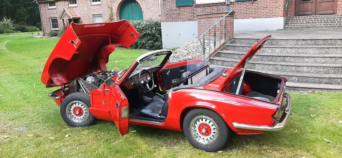 Gebraucht Triumph Spitfire 69 PS (50 kW) 1978 Rot Cabrio