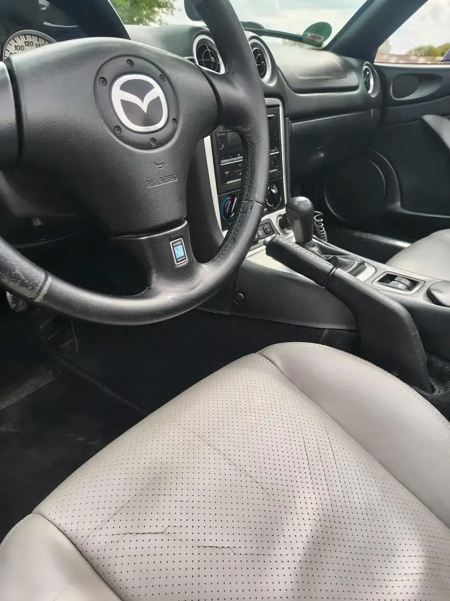 Usata Mazda MX5 110 CV (80 kW) 2003 Blu Cabrio