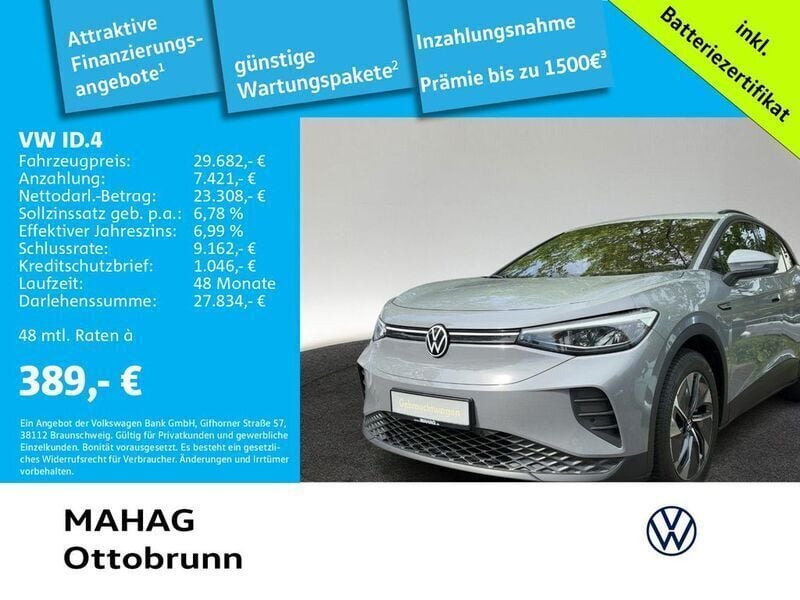 Grau Gebraucht 2022 VW ID.4 Pro Performance SUV | 29.682 € (Guter Preis) - Bild 1/2