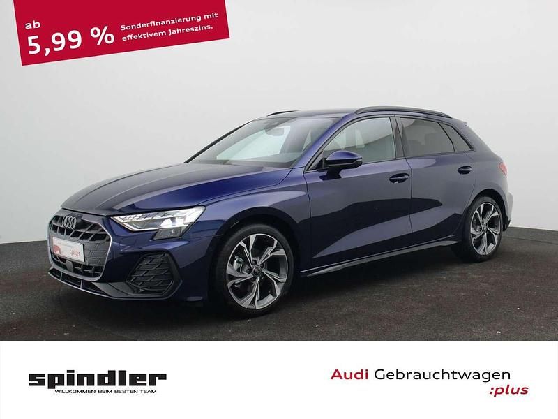 Navarrablau metallic Gebraucht 2025 Audi A3 S-Line Limousine | 39.880 € (Guter Preis) - Bild 1/4