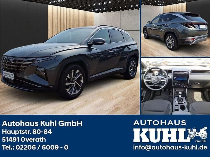 Grau (amazon grey) Gebraucht 2021 Hyundai Tucson SUV | 24.990 € (Fairer Preis) - Bild 1/3