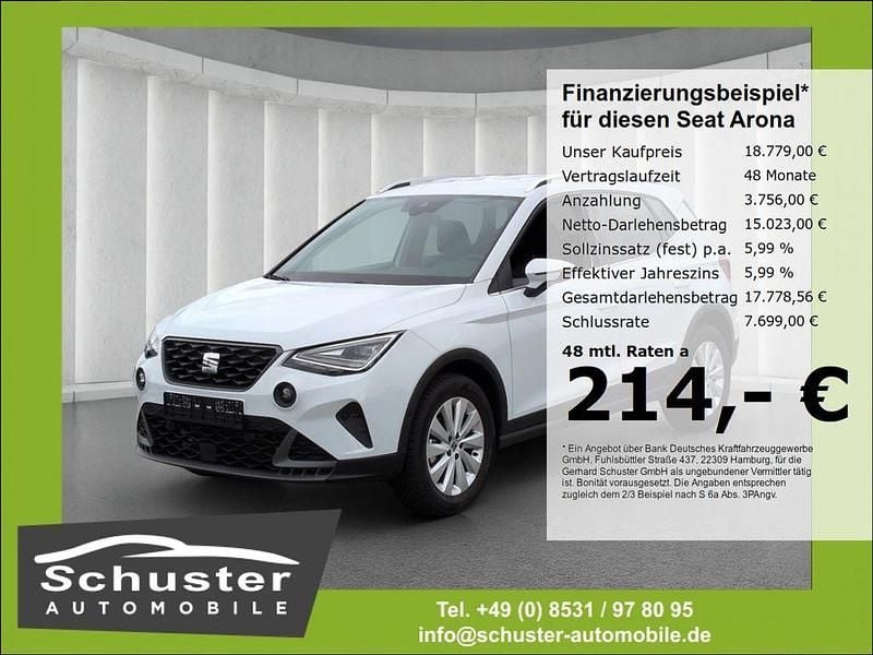 Weiß Gebraucht 2024 Seat Arona FR SUV | 18.779 € (Guter Preis) - Bild 1/4