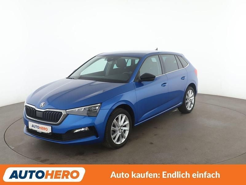Blau Gebraucht 2019 Skoda Scala Ambition Kleinwagen | 15.300 € (Guter Preis) - Bild 1/3
