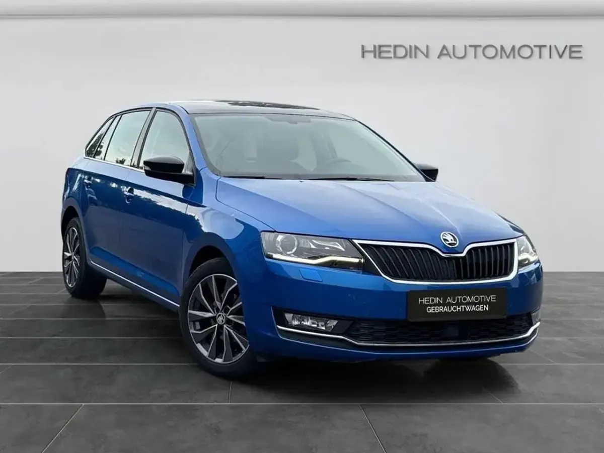 Gebraucht Skoda Rapid Drive 95 PS (69 kW) 2017 Blau Kleinwagen