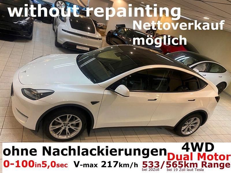 Weiß Gebraucht 2022 Tesla Model Y SUV | 27.999 € (Fairer Preis) - Bild 1/4
