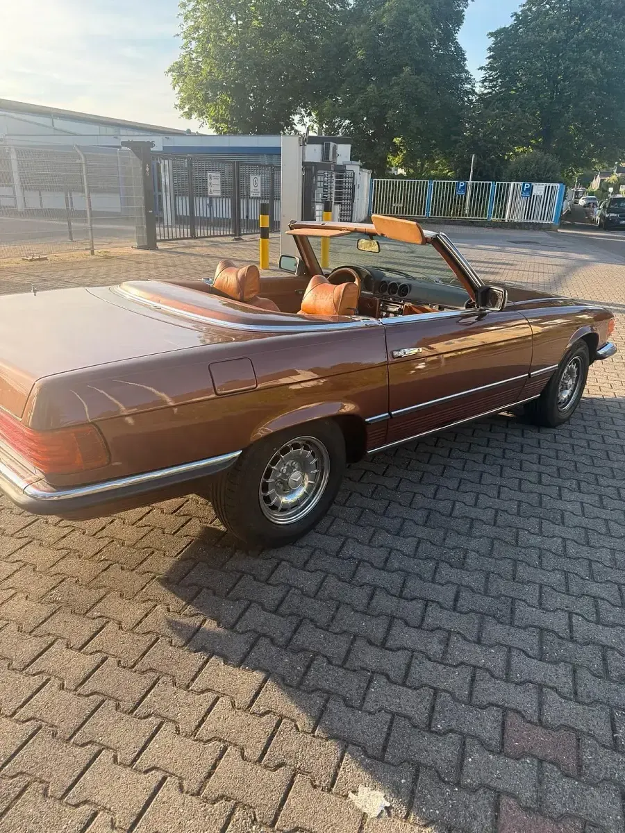 Gebraucht Mercedes SL450 215 PS (158 kW) 1977 Braun Cabrio