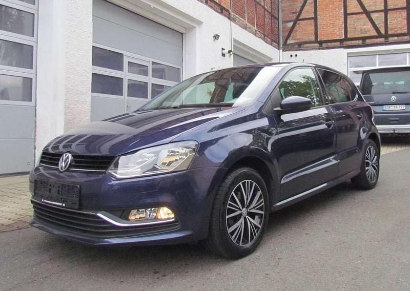 Lazurblau met. Gebraucht 2015 VW Polo Allstar Kleinwagen | 6.990 € (Fairer Preis) - Bild 1/4