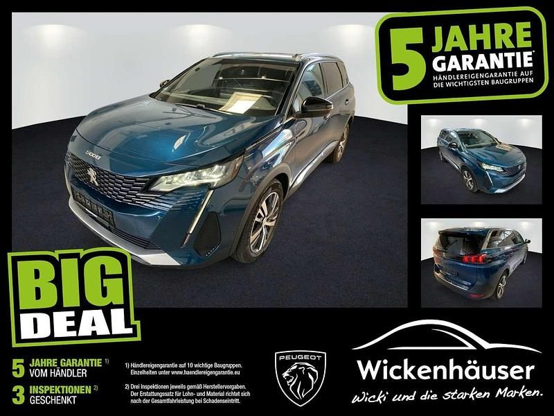 Lackierung blau celebes/metallic klarlac (metallic) Gebraucht 2023 Peugeot 5008 Allure Van / Kleinbus | 31.490 € (Fairer Preis) - Bild 1/4