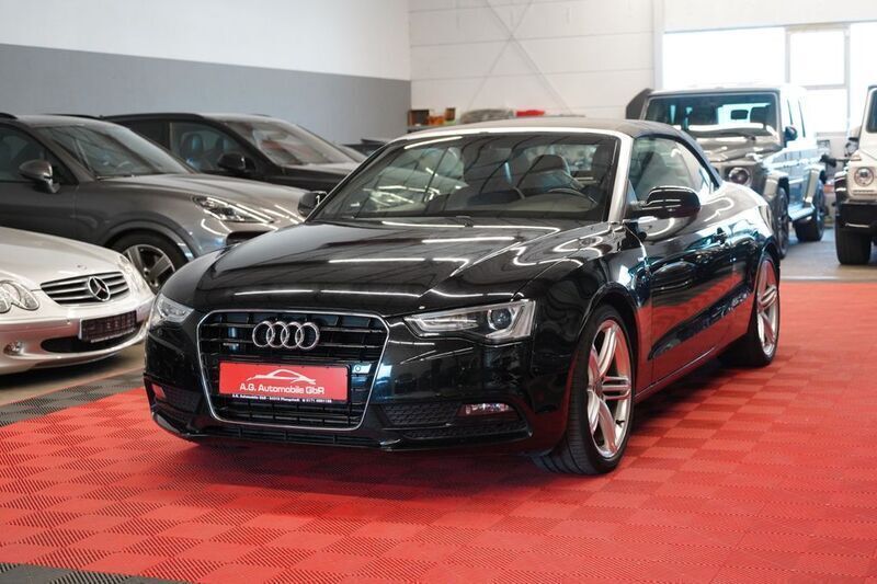 Schwarz Gebraucht 2012 Audi A5 Cabriolet S-Line Cabrio | 12.950 € (Guter Preis) - Bild 1/4