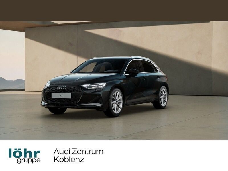 Mythosschwarz metallic Neu 2025 Audi A3 Sportback e-tron Advanced Limousine | 45.480 € (Fairer Preis) - Bild 1/4
