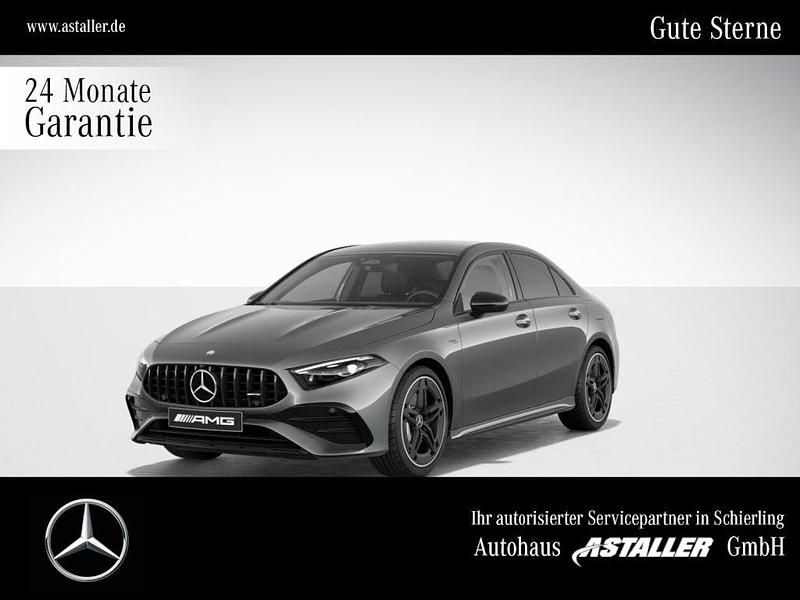 Metalliclack mountaingrau (metallic) Gebraucht 2024 Mercedes A35 AMG AMG Limousine | 48.799 € (Etwas zu teuer) - Bild 1/4