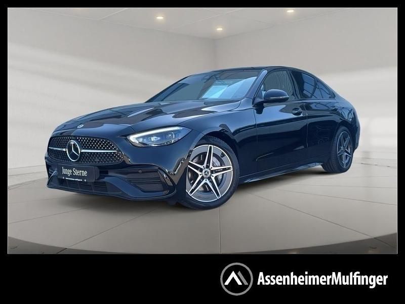 Schwarz Gebraucht 2023 Mercedes C300 AMG Limousine | 44.432 € (Etwas zu teuer) - Bild 1/4