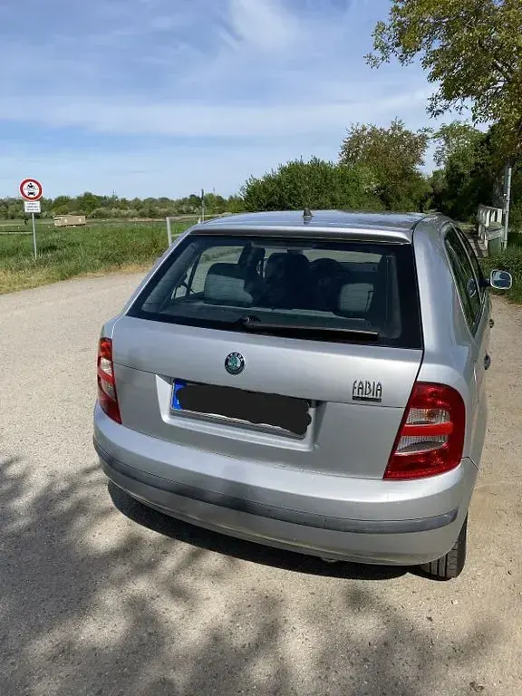 Second-hand Skoda Fabia 68 CP (50 kW) 2001 Argintiu Berlinǎ