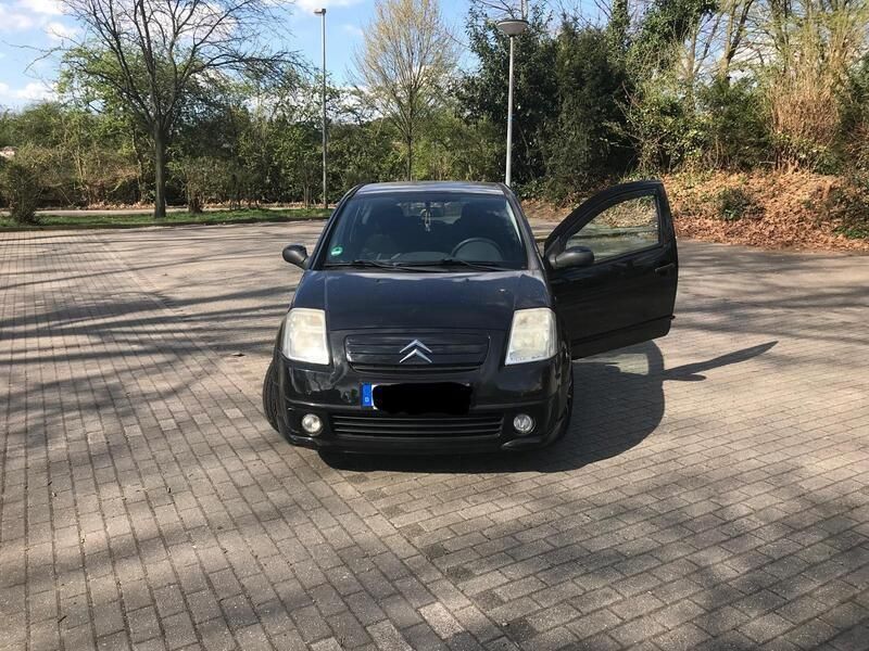 Schwarz Gebraucht 2007 Citroën C2 VTR Sport Kleinwagen | 1.250 € - Bild 1/4