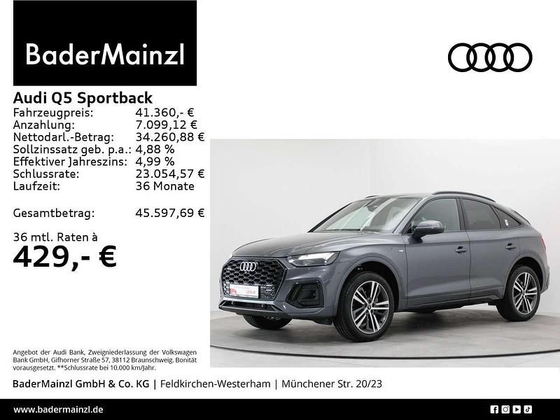 Daytonagrau perleffekt Gebraucht 2023 Audi Q5 S-Line SUV | 41.360 € (Fairer Preis) - Bild 1/3