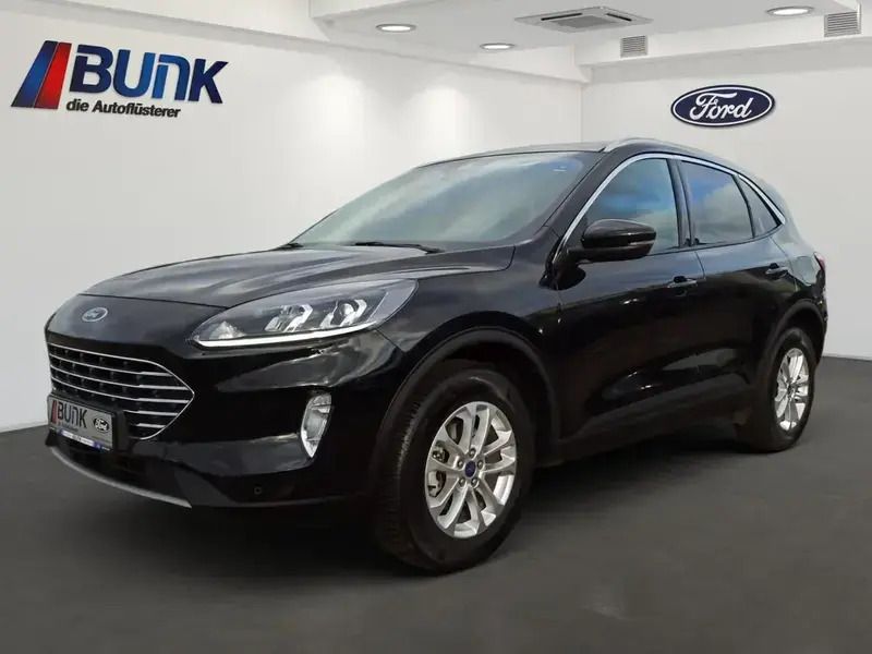 Obsidianschwarz metallic Gebraucht 2022 Ford Kuga Titanium SUV | 28.990 € (Fairer Preis) - Bild 1/4