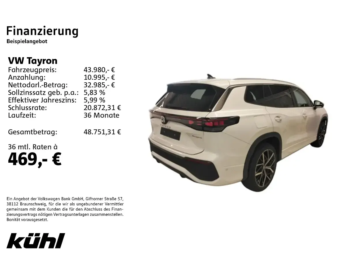 Gebraucht VW Tayron Life 204 PS (150 kW) 2025 SUV