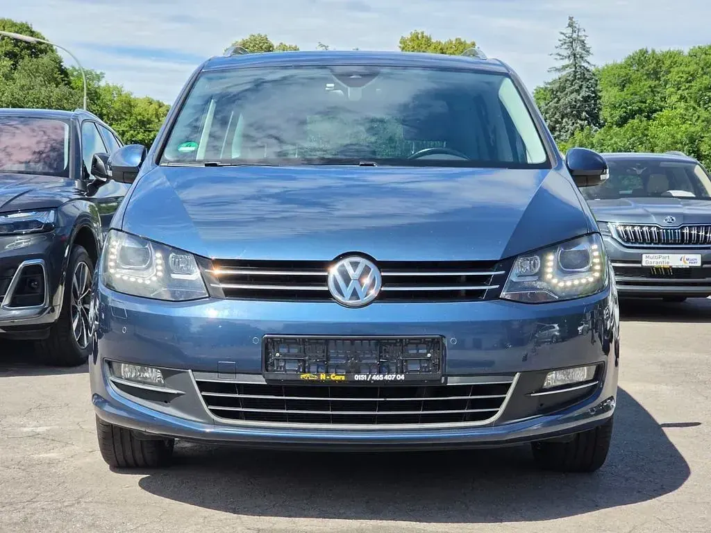 Gebraucht VW Sharan Highline 184 PS (135 kW) 2016 Blau Van / Kleinbus