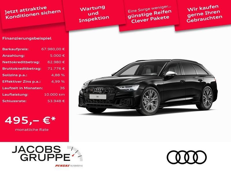 Mythosschwarz metallic Gebraucht 2024 Audi S6 Ambiente Kombi | 67.980 € (Fairer Preis) - Bild 1/4