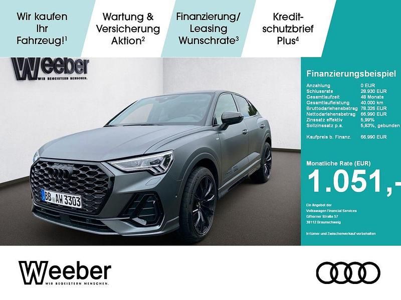 Grau Gebraucht 2025 Audi Q3 Sportback S-Line SUV | 66.990 € - Bild 1/4
