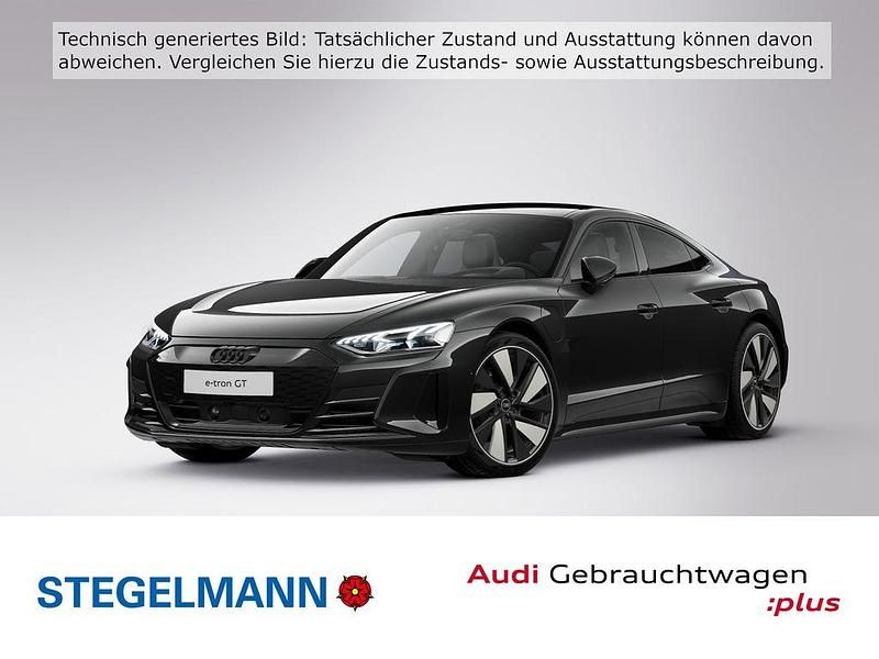 Mythosschwarz metallic Gebraucht 2022 Audi e-tron GT quattro Sport Limousine | 51.290 € (Fairer Preis) - Bild 1/4
