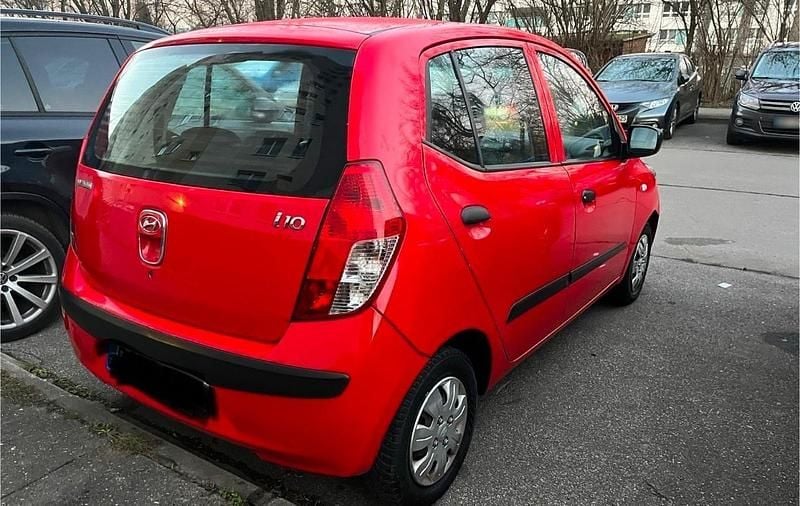 Gebraucht Hyundai i10 65 PS (47 kW) 2008 Rot Kleinwagen